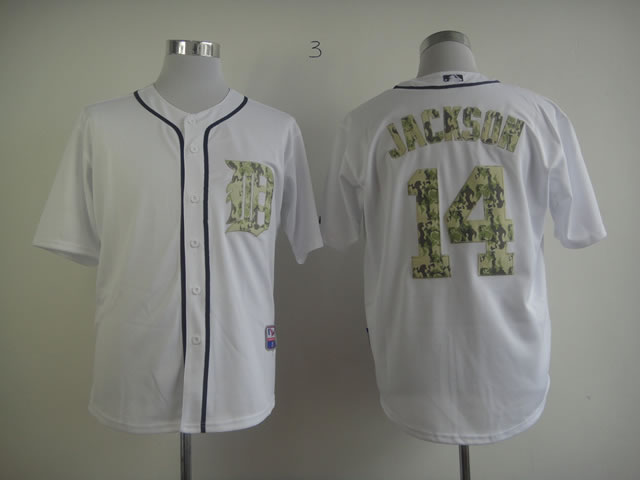 Detroit Tigers #14 JACKSON White 2013 USMC Home Cool Base Jerseys,We sell and wholesale Detroit Tigers #14 JACKSON White 2013 USMC Home Cool Base Jerseys on line form chian!