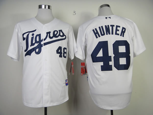 Detroit Tigers #48 Torii Hunter White Jerseys,We sell and wholesale Detroit Tigers #48 Torii Hunter White Jerseys on line form chian!