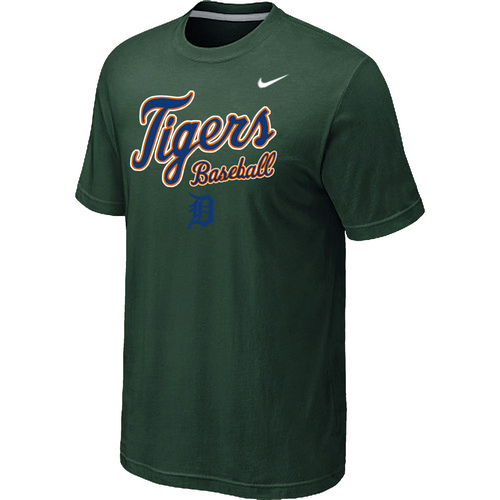 Detroit Tigers 2014 Home Practice T-Shirt - Dark Green,We sell and wholesale Detroit Tigers 2014 Home Practice T-Shirt - Dark Green on line form chian!
