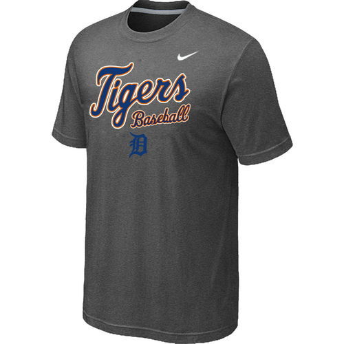 Detroit Tigers 2014 Home Practice T-Shirt - Dark Grey,We sell and wholesale Detroit Tigers 2014 Home Practice T-Shirt - Dark Grey on line form chian!