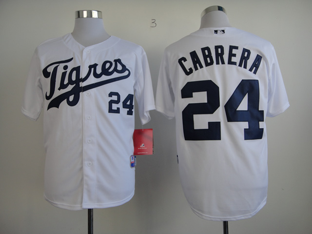 Detroit Tigers Authentic #24 Miguel Cabrera White Jerseys,We sell and wholesale Detroit Tigers Authentic #24 Miguel Cabrera White Jerseys on line form chian!