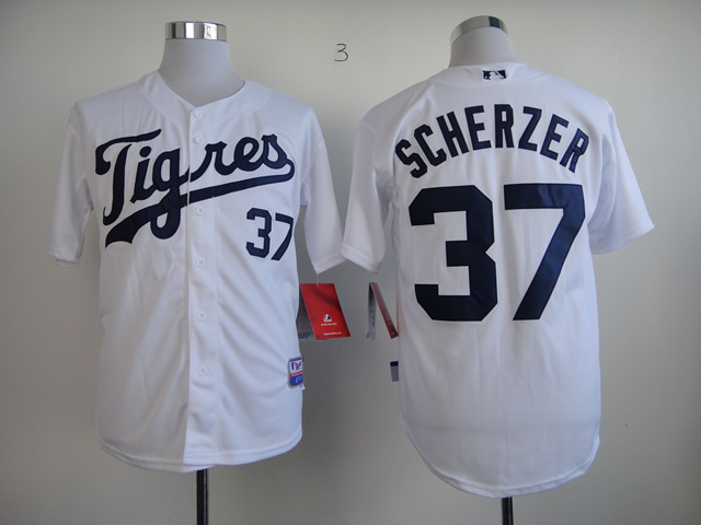 Detroit Tigers Authentic #37 Scherzer White Jerseys,We sell and wholesale Detroit Tigers Authentic #37 Scherzer White Jerseys on line form chian!