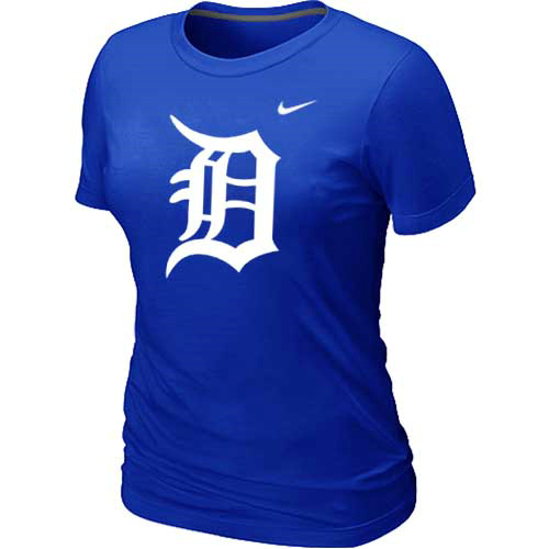 Detroit Tigers Heathered Blue Nike Women's Blended T-Shirt,We sell and wholesale Detroit Tigers Heathered Blue Nike Women's Blended T-Shirt on line form chian!