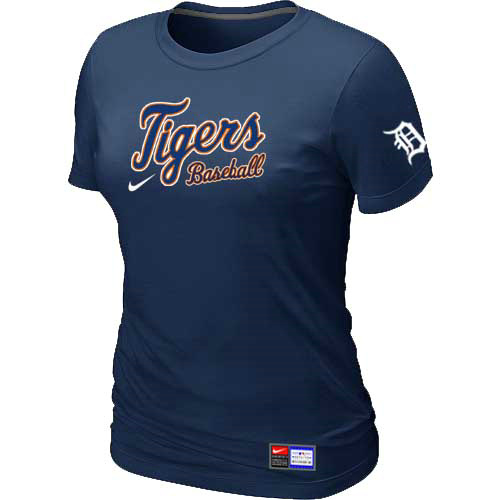 Detroit Tigers Nike Women's D.Blue Short Sleeve Practice T-Shirt,We sell and wholesale Detroit Tigers Nike Women's D.Blue Short Sleeve Practice T-Shirt on line form chian!