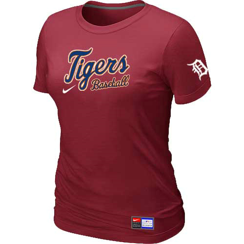Detroit Tigers Nike Women's Red Short Sleeve Practice T-Shirt,We sell and wholesale Detroit Tigers Nike Women's Red Short Sleeve Practice T-Shirt on line form chian!