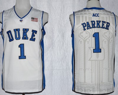 Duke Blue Devils #1 Jabari Parker White Jerseys,We sell and wholesale Duke Blue Devils #1 Jabari Parker White Jerseys on line form chian!