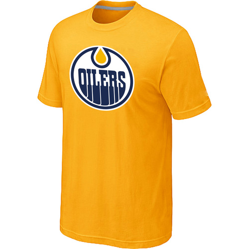 Edmonton Oilers Big & Tall Logo Yellow T-Shirt,We sell and wholesale Edmonton Oilers Big & Tall Logo Yellow T-Shirt on line form chian!