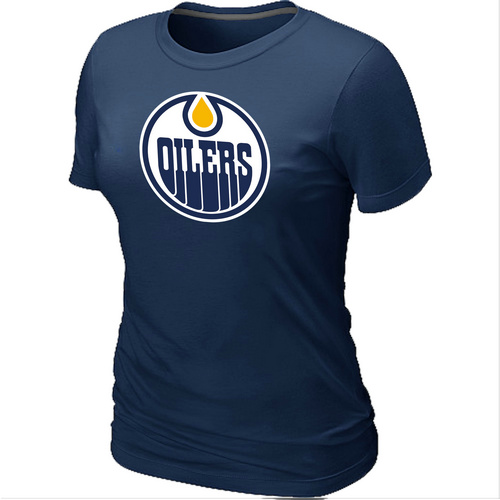 Edmonton Oilers Women's Big & Tall Logo D.Blue T-Shirt,We sell and wholesale Edmonton Oilers Women's Big & Tall Logo D.Blue T-Shirt on line form chian!