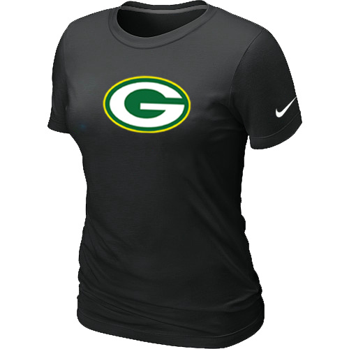Green Bay Packers Black Women's Logo T-Shirt,We sell and wholesale Green Bay Packers Black Women's Logo T-Shirt on line form chian!