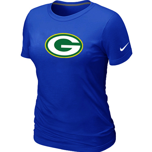 Green Bay Packers Blue Women's Logo T-Shirt,We sell and wholesale Green Bay Packers Blue Women's Logo T-Shirt on line form chian!