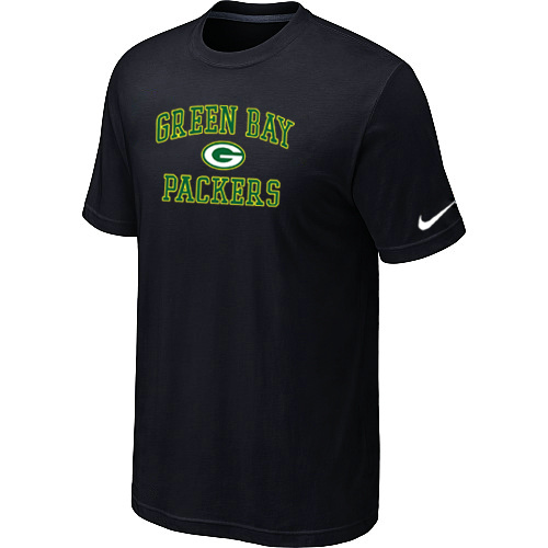 Green Bay Packers Heart & Soul Black T-Shirt,We sell and wholesale Green Bay Packers Heart & Soul Black T-Shirt on line form chian!