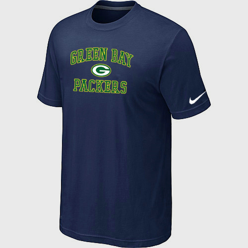 Green Bay Packers Heart & Soul D.Blue T-Shirt,We sell and wholesale Green Bay Packers Heart & Soul D.Blue T-Shirt on line form chian!