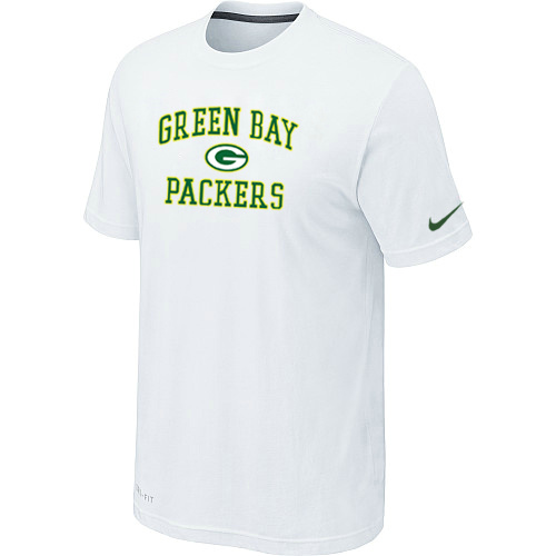 Green Bay Packers Heart & Soul White T-Shirt,We sell and wholesale Green Bay Packers Heart & Soul White T-Shirt on line form chian!