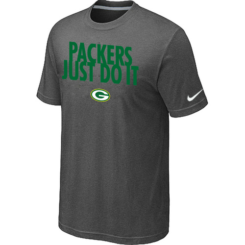 Green Bay Packers Just Do It D.Grey T-Shirt,We sell and wholesale Green Bay Packers Just Do It D.Grey T-Shirt on line form chian!