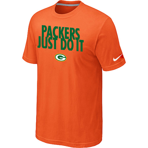 Green Bay Packers Just Do It Orange T-Shirt,We sell and wholesale Green Bay Packers Just Do It Orange T-Shirt on line form chian!
