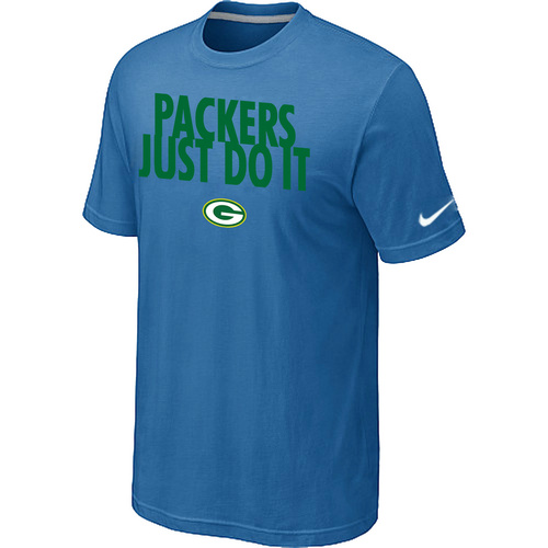 Green Bay Packers Just Do It light Blue T-Shirt,We sell and wholesale Green Bay Packers Just Do It light Blue T-Shirt on line form chian!