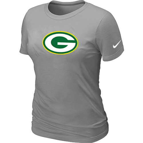 Green Bay Packers L.Grey Women's Logo T-Shirt,We sell and wholesale Green Bay Packers L.Grey Women's Logo T-Shirt on line form chian!