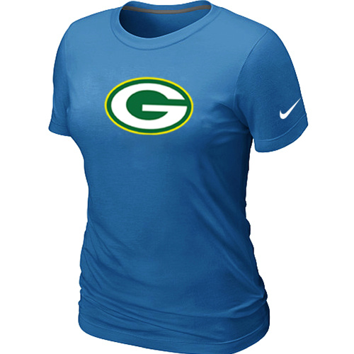 Green Bay Packers L.blue Women's Logo T-Shirt,We sell and wholesale Green Bay Packers L.blue Women's Logo T-Shirt on line form chian!