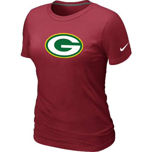Green Bay Packers Red Women's Logo T-Shirt,We sell and wholesale Green Bay Packers Red Women's Logo T-Shirt on line form chian!