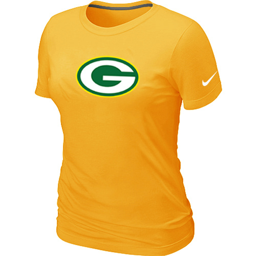 Green Bay Packers Yellow Women's Logo T-Shirt,We sell and wholesale Green Bay Packers Yellow Women's Logo T-Shirt on line form chian!