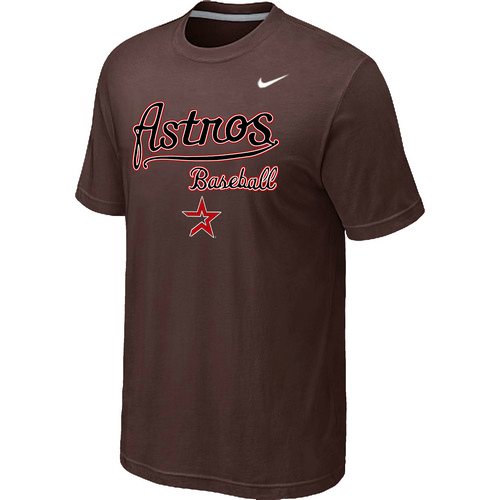 Houston Astros 2014 Home Practice T-Shirt - Brown,We sell and wholesale Houston Astros 2014 Home Practice T-Shirt - Brown on line form chian!