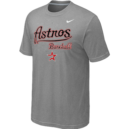 Houston Astros 2014 Home Practice T-Shirt - Light Grey,We sell and wholesale Houston Astros 2014 Home Practice T-Shirt - Light Grey on line form chian!