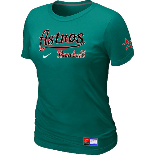Houston Astros L.Green Nike Women's Short Sleeve Practice T-Shirt,We sell and wholesale Houston Astros L.Green Nike Women's Short Sleeve Practice T-Shirt on line form chian!