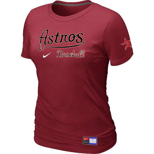 Houston Astros Red Nike Women's Short Sleeve Practice T-Shirt,We sell and wholesale Houston Astros Red Nike Women's Short Sleeve Practice T-Shirt on line form chian!