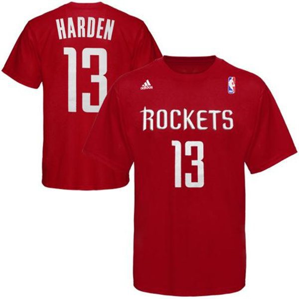 Houston Rockets #13 James Harden Red T-Shirt,We sell and wholesale Houston Rockets #13 James Harden Red T-Shirt on line form chian!