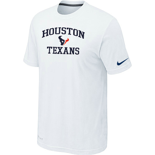 Houston Texans Heart & Soul White T-Shirt,We sell and wholesale Houston Texans Heart & Soul White T-Shirt on line form chian!