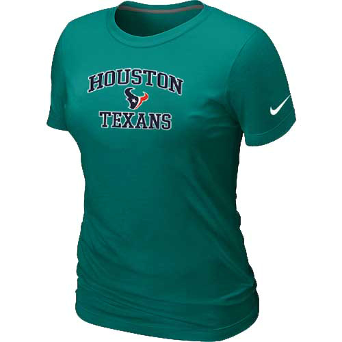 Houston Texans Women's Heart & Soul L.Green T-Shirt,We sell and wholesale Houston Texans Women's Heart & Soul L.Green T-Shirt on line form chian!