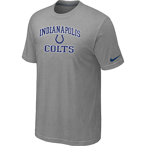 Indianapolis Colts Heart & Soul Light grey T-Shirt,We sell and wholesale Indianapolis Colts Heart & Soul Light grey T-Shirt on line form chian!