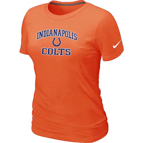 Indianapolis Colts Women's Heart & Soul Orange T-Shirt,We sell and wholesale Indianapolis Colts Women's Heart & Soul Orange T-Shirt on line form chian!