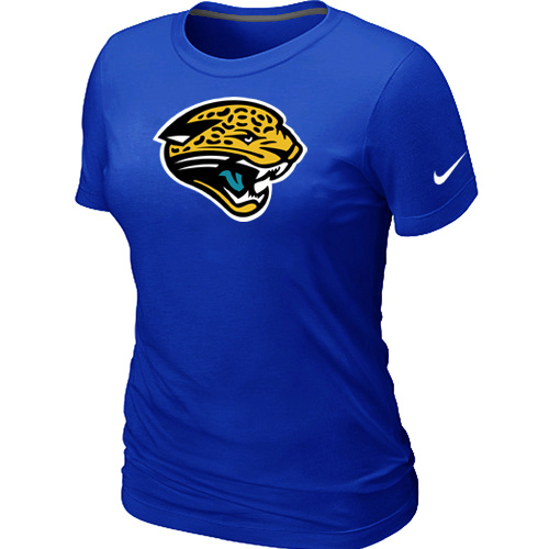 Jacksonville Jaguars Blue Women's Logo T-Shirt,We sell and wholesale Jacksonville Jaguars Blue Women's Logo T-Shirt on line form chian!