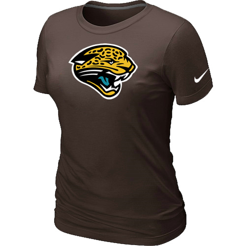 Jacksonville Jaguars Brown Women's Logo T-Shirt,We sell and wholesale Jacksonville Jaguars Brown Women's Logo T-Shirt on line form chian!
