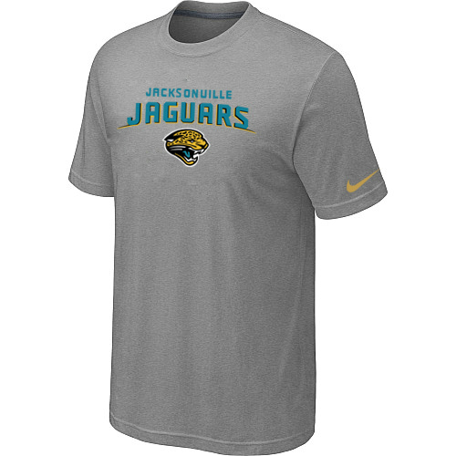 Jacksonville Jaguars Heart & Soul Light grey T-Shirt,We sell and wholesale Jacksonville Jaguars Heart & Soul Light grey T-Shirt on line form chian!