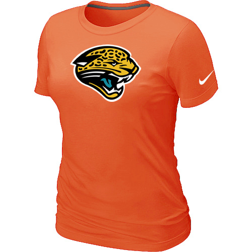 Jacksonville Jaguars Orange Women's Logo T-Shirt,We sell and wholesale Jacksonville Jaguars Orange Women's Logo T-Shirt on line form chian!