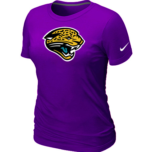 Jacksonville Jaguars Purple Women's Logo T-Shirt,We sell and wholesale Jacksonville Jaguars Purple Women's Logo T-Shirt on line form chian!