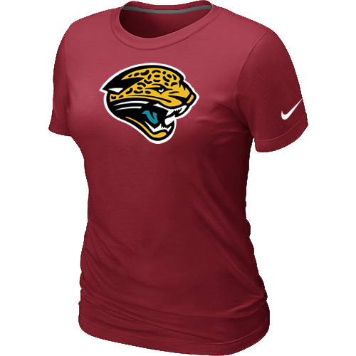 Jacksonville Jaguars Red Women's Logo T-Shirt,We sell and wholesale Jacksonville Jaguars Red Women's Logo T-Shirt on line form chian!
