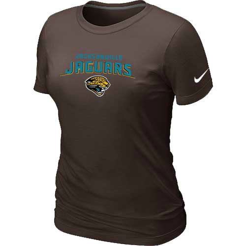Jacksonville Jaguars Women's Heart & Soul Brown T-Shirt,We sell and wholesale Jacksonville Jaguars Women's Heart & Soul Brown T-Shirt on line form chian!