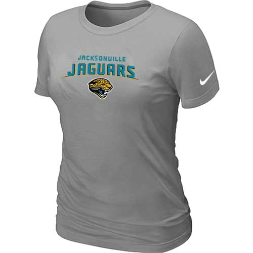 Jacksonville Jaguars Women's Heart & Soul L.Grey T-Shirt,We sell and wholesale Jacksonville Jaguars Women's Heart & Soul L.Grey T-Shirt on line form chian!