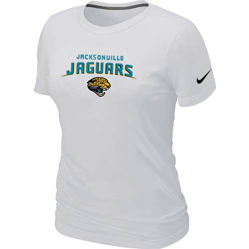 Jacksonville Jaguars Women's Heart & Soul White T-Shirt,We sell and wholesale Jacksonville Jaguars Women's Heart & Soul White T-Shirt on line form chian!