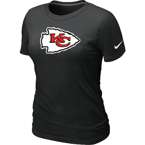 Kansas City Chiefs Black Women's Logo T-Shirt,We sell and wholesale Kansas City Chiefs Black Women's Logo T-Shirt on line form chian!