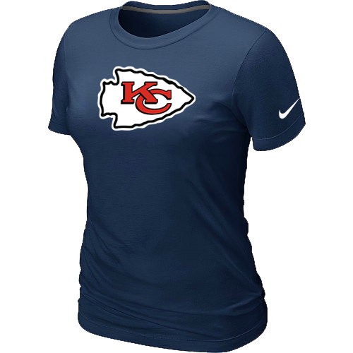 Kansas City Chiefs D.Blue Women's Logo T-Shirt,We sell and wholesale Kansas City Chiefs D.Blue Women's Logo T-Shirt on line form chian!