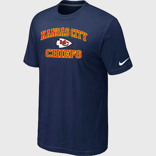 Kansas City Chiefs Heart & Soul D.Blue T-Shirt,We sell and wholesale Kansas City Chiefs Heart & Soul D.Blue T-Shirt on line form chian!