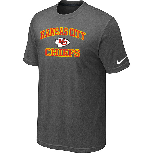 Kansas City Chiefs Heart & Soul Dark grey T-Shirt,We sell and wholesale Kansas City Chiefs Heart & Soul Dark grey T-Shirt on line form chian!