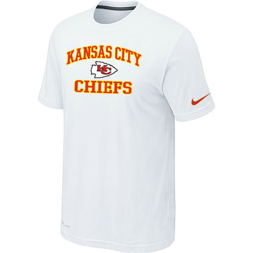 Kansas City Chiefs Heart & Soul White T-Shirt,We sell and wholesale Kansas City Chiefs Heart & Soul White T-Shirt on line form chian!