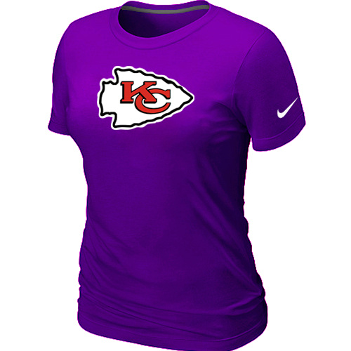 Kansas City Chiefs Purple Women's Logo T-Shirt,We sell and wholesale Kansas City Chiefs Purple Women's Logo T-Shirt on line form chian!