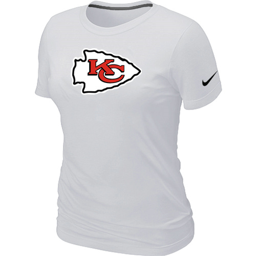 Kansas City Chiefs White Women's Logo T-Shirt,We sell and wholesale Kansas City Chiefs White Women's Logo T-Shirt on line form chian!