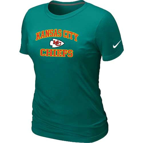 Kansas City Chiefs Women's Heart & Soul L.Green T-Shirt,We sell and wholesale Kansas City Chiefs Women's Heart & Soul L.Green T-Shirt on line form chian!